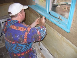 Trimming the scrim