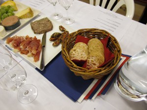 Charcuterie & crackers from 'La Fromagerie' Food