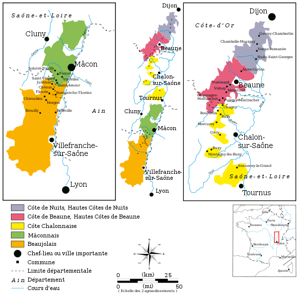 Burgundy wine region Image: Wikimedia Commons