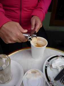 Giving my coffee a kick ... Giving my coffee a kick ...