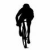 Solo cyclist