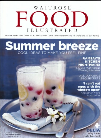 Waitrose Illustrated Cover August 2008 0001