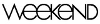 Weekend logo